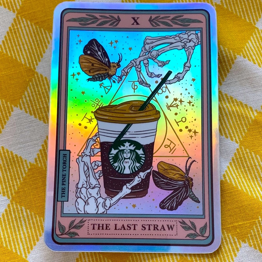 “The Last Straw” Tarot Sticker by The Pine Torch!